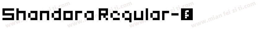 Shandora Regular字体转换